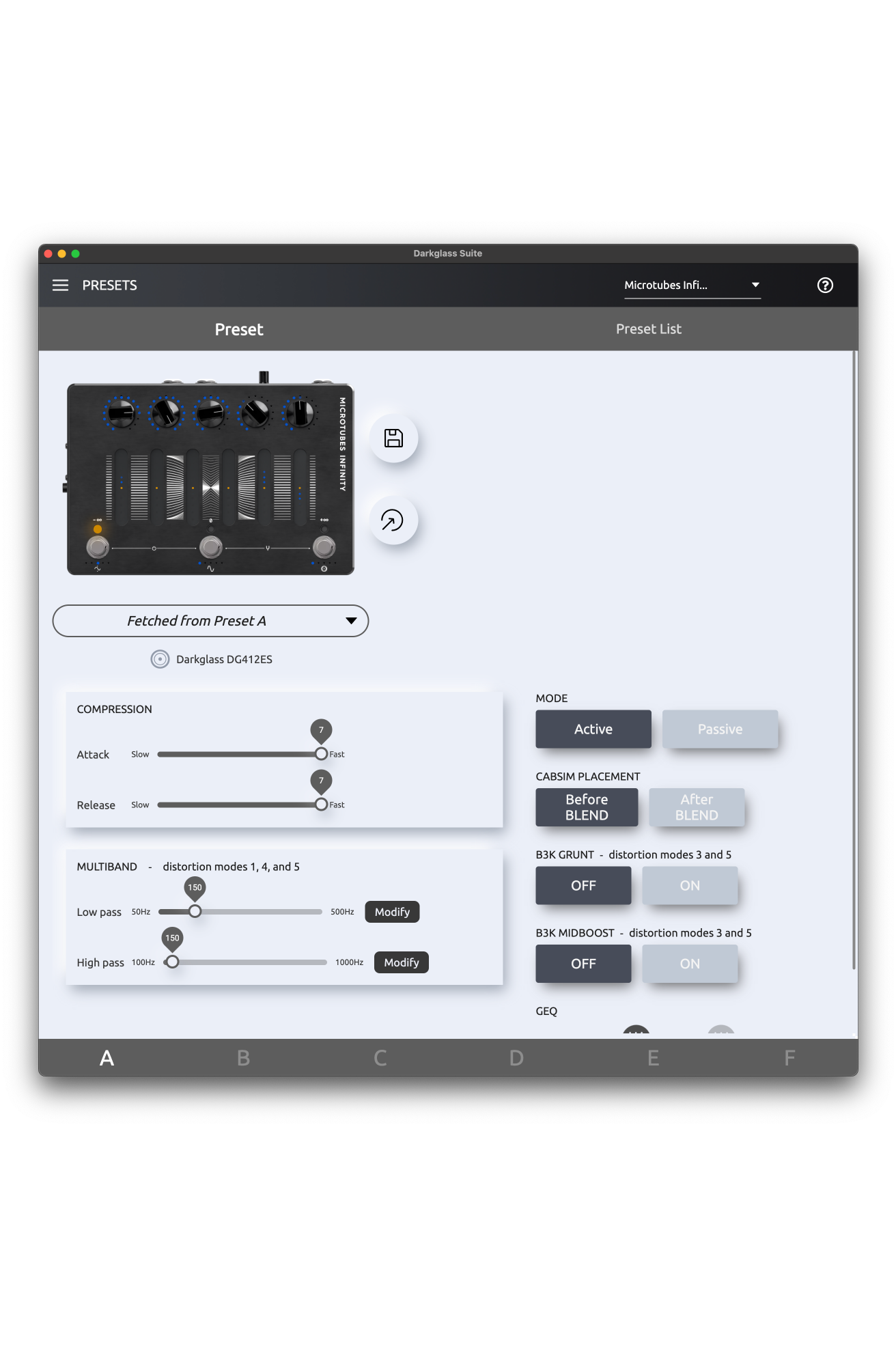 Microtubes Infinity – Darkglass Electronics